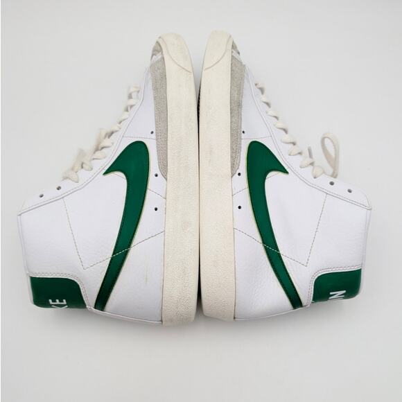 Nike Blazer Mid 77 Vintage Sneaker Shoes White/Pine Green Size US10.5 EU44.5 - Picture 9 of 11